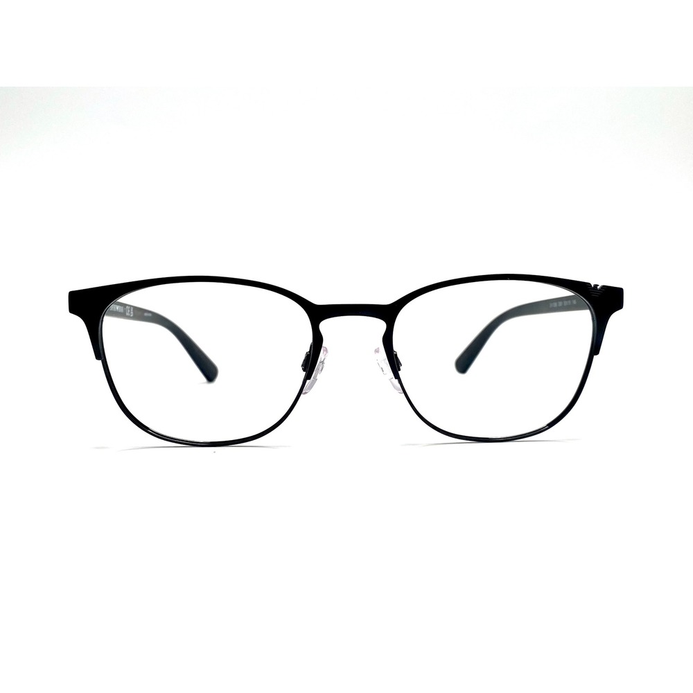 New Emporio Armani EA 1059 3001 Matte Black Metal Oval Eyeglasses 53 19 145 Mens